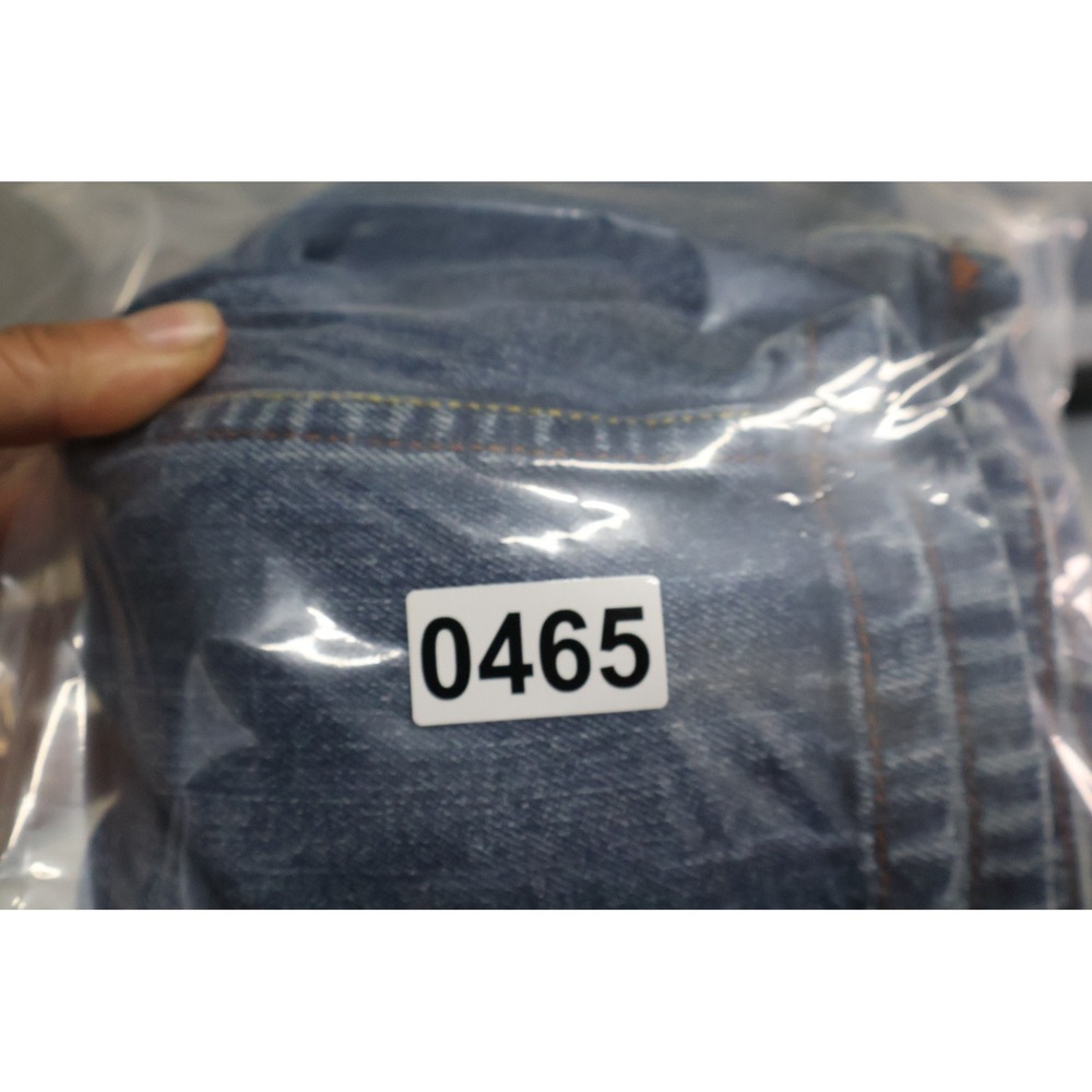 Y2K PHAT CLASSIC ORIGINAL Shorts Mens 38 Blue Denim Bermuda Embroidered Baggy - Picture 9 of 9
